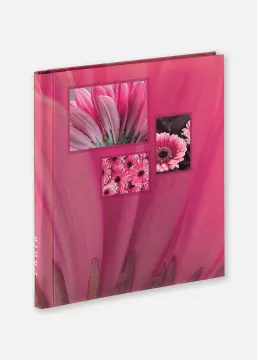 Singo Álbum Autoadesivo Cor-de-rosa (20 Páginas brancas / 10 folhas)