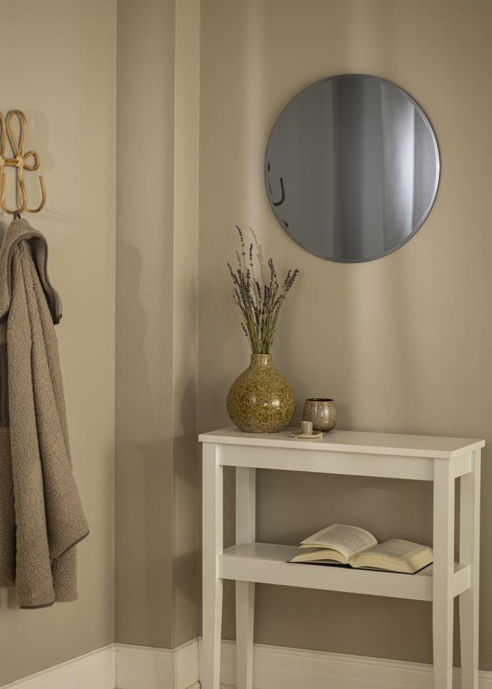 KAILA Redondo Espelho Dfolha Smoked Grey 50 cm Ø