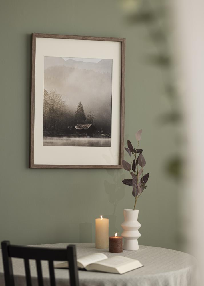 Moldura Elegant Caixa Castanho 40x50 cm