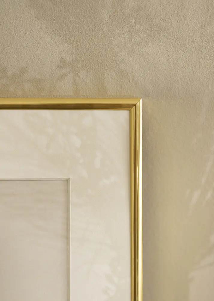 Moldura Visby Vidro acrílico Brilhante Dourado 61x91,5 cm