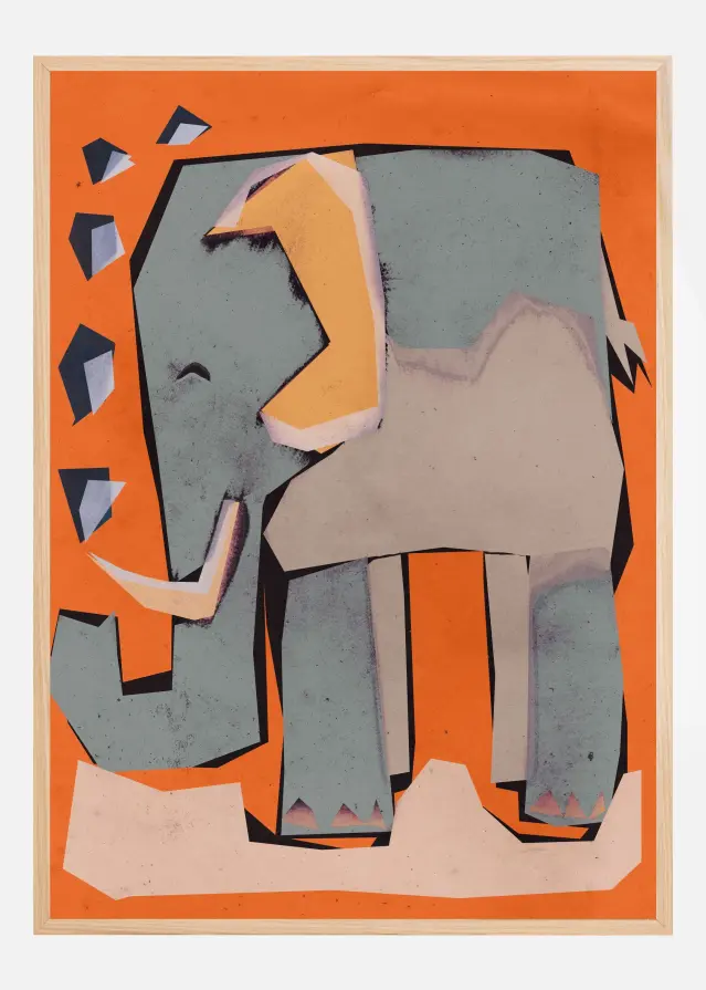 Happy Elephant Póster