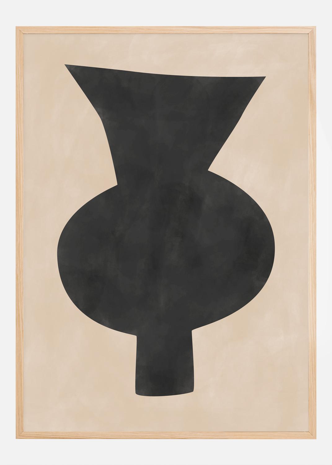 Product Image for Black Vase Artwork Póster (21x29.7 cm (A4))