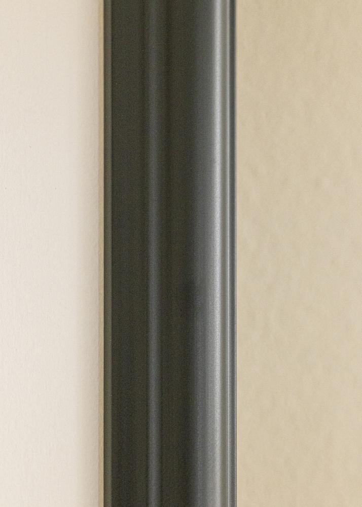 Moldura Siljan Preto 70x90 cm - Passe-partout Branco 24x30 inches