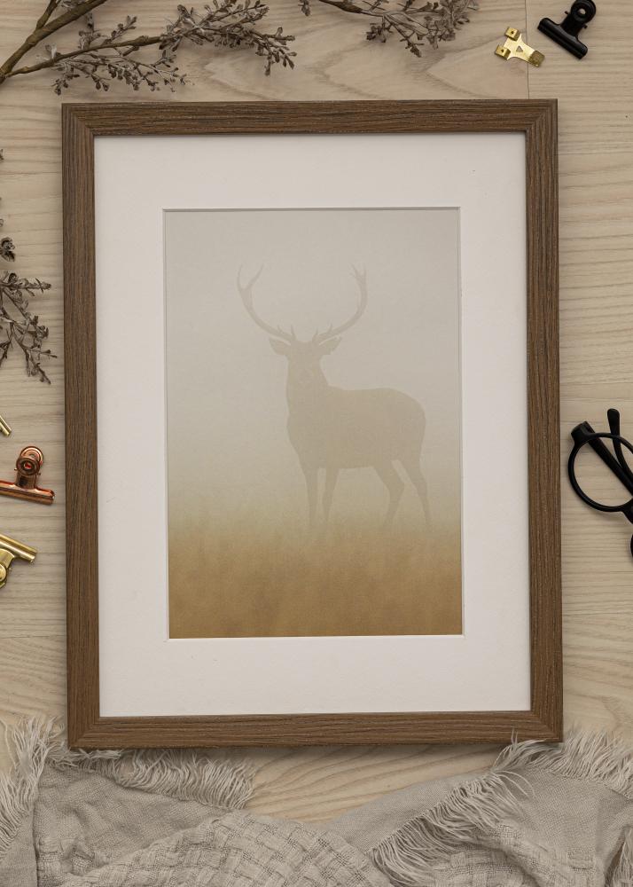 Moldura Elegant Caixa Castanho 40x50 cm