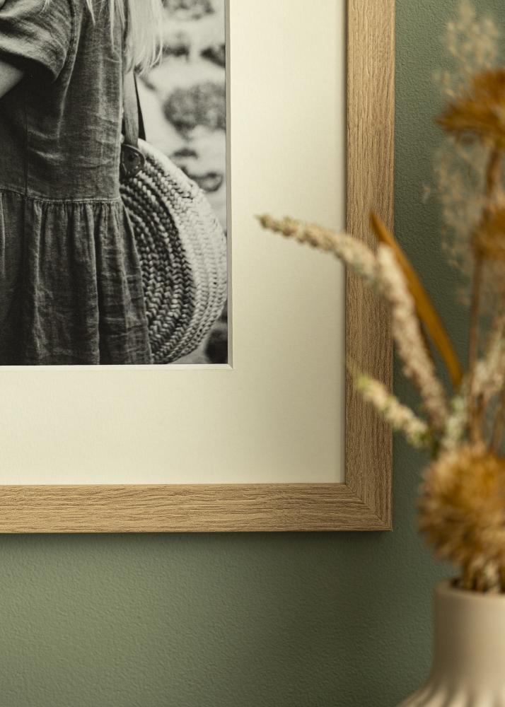 Passe-partout Offwhite (Bordo interior branco) - Por medida