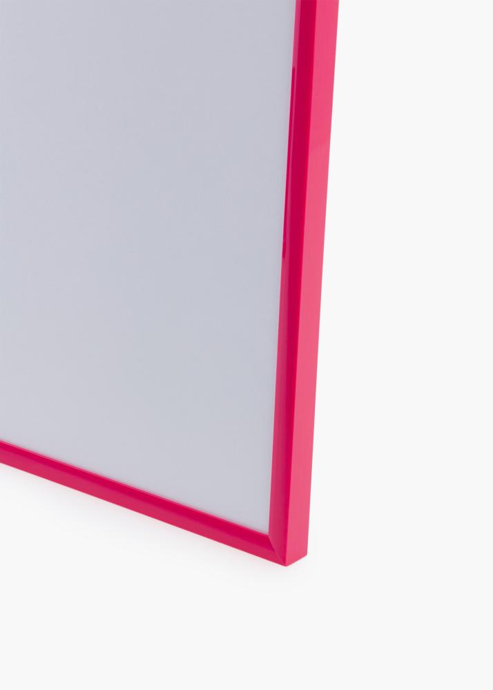 Moldura New Lifestyle Hot Pink 30x40 cm - Passe-partout Preto 8x12 inches