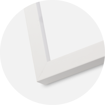Moldura Blocky Vidro acrílico Branco 82x112 cm