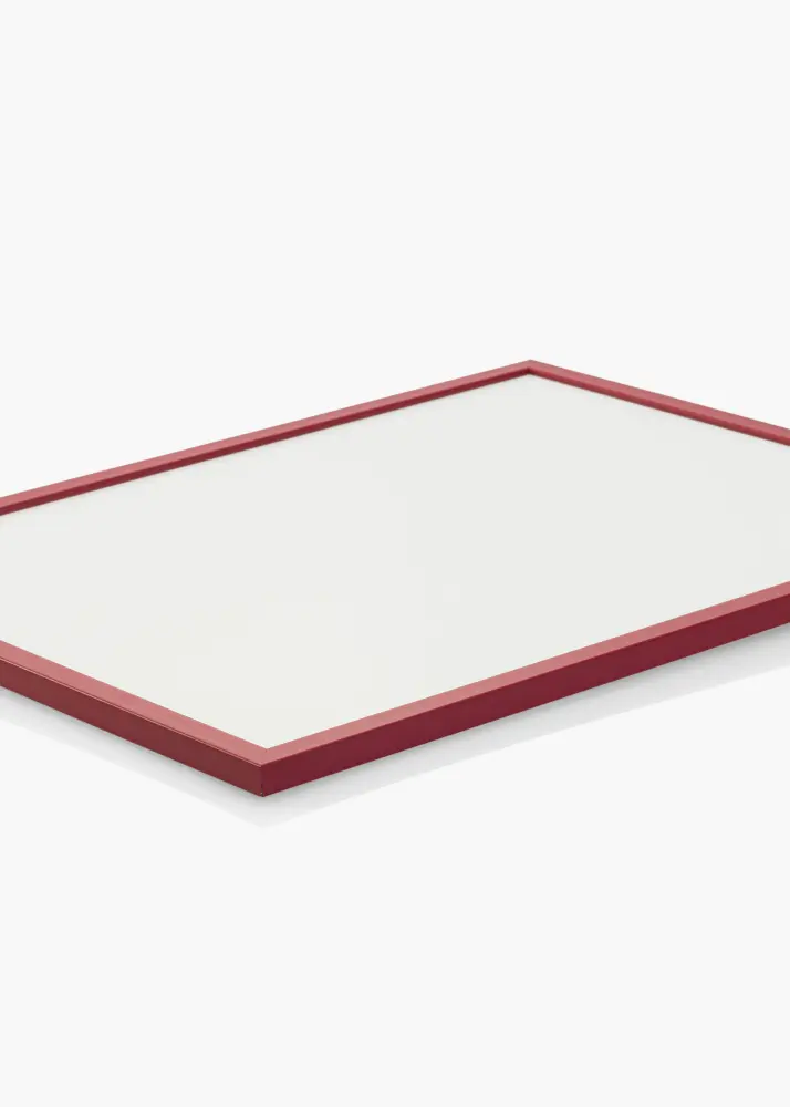 Moldura Edsbyn Vermelho 42x59,4 cm (A2) - Passe-partout Branco 25x38 cm