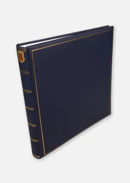 Henzo Champanhe Álbuns de fotografias Azul - 35x35 cm (70 Páginas brancas)