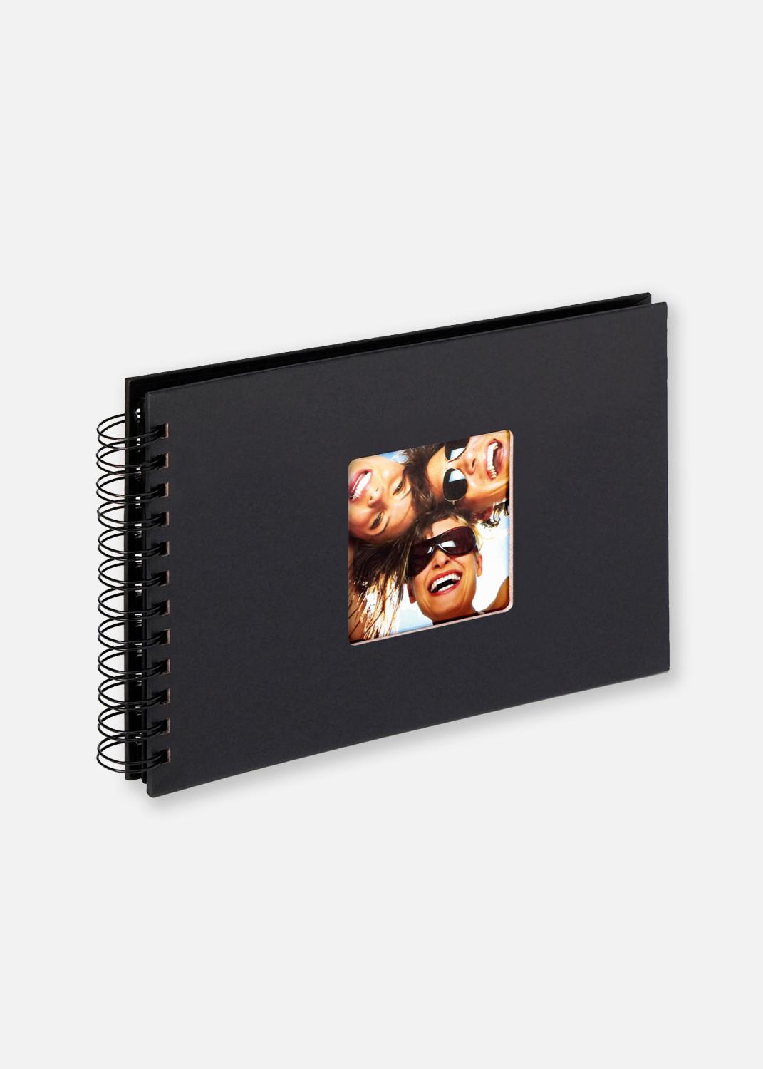 Product Image for Fun Álbum de espiral Preto - 23x17 cm (40 Páginas pretas / 20 folhas)