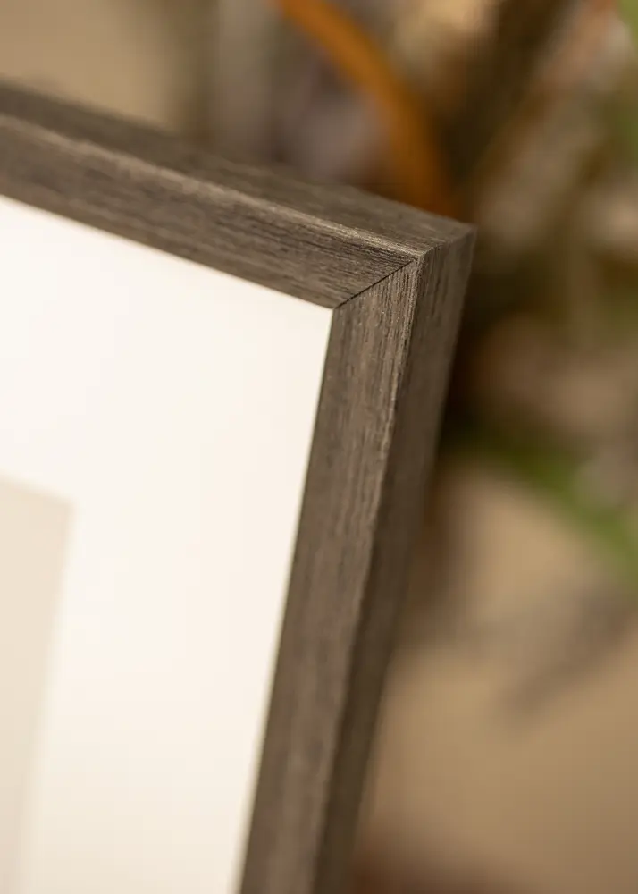 Moldura Ares Vidro acrílico Grey Oak 18x24 cm