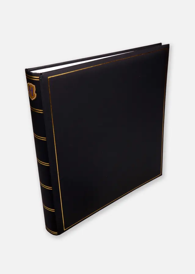 Henzo Champanhe Álbuns de fotografias Preto - 35x35 cm (70 Páginas brancas)