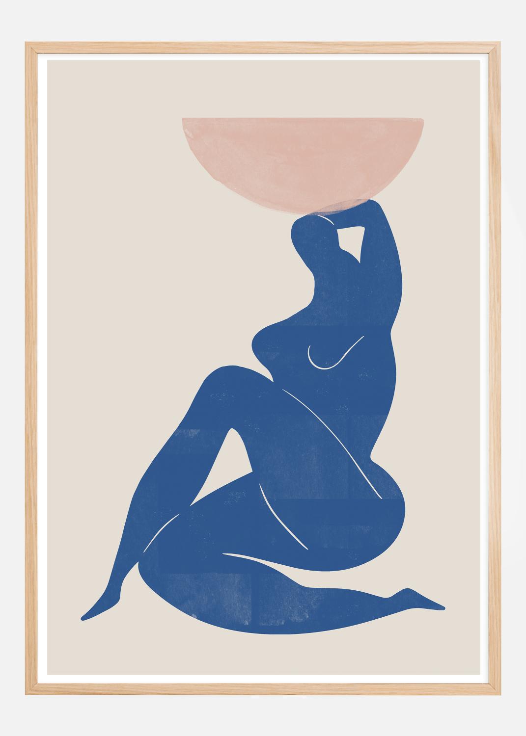 Product Image for Vase and Woman Póster (21x29.7 cm (A4))