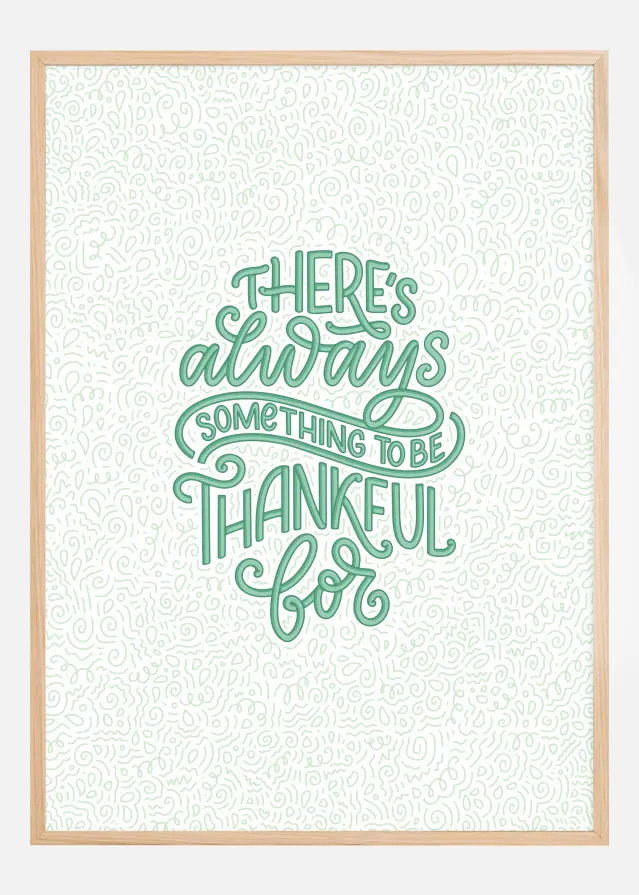 So Thankful in Green Póster