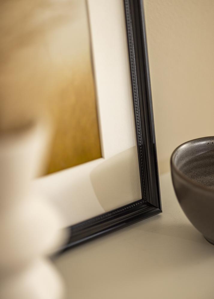 Moldura Gala Vidro acrílico Preto 70x100 cm