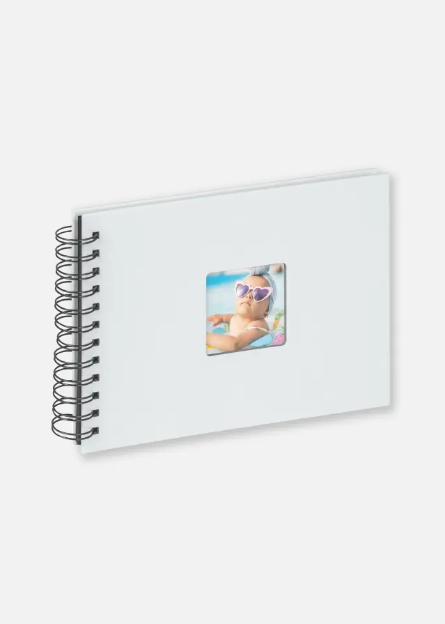 Fun Álbum de bebé Azul - 23x17 cm (40 Páginas pretas/20 folhas)