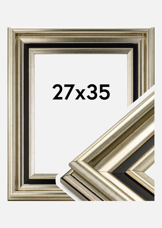Moldura Gysinge Premium Prateado 27x35 cm