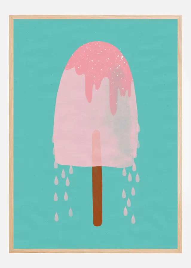 Yummy Ice Cream Póster