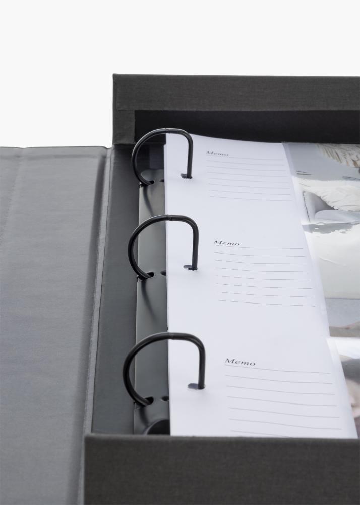 KAILA MEMORIES Black XL - Coffee Table Photo Álbum - 60 Fotografias 11x15 cm