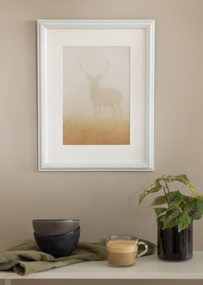 Moldura Nostalgia Branco 10x15 cm