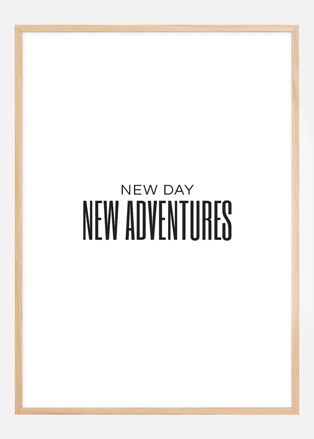 New day - NEW ADVENTURES Póster