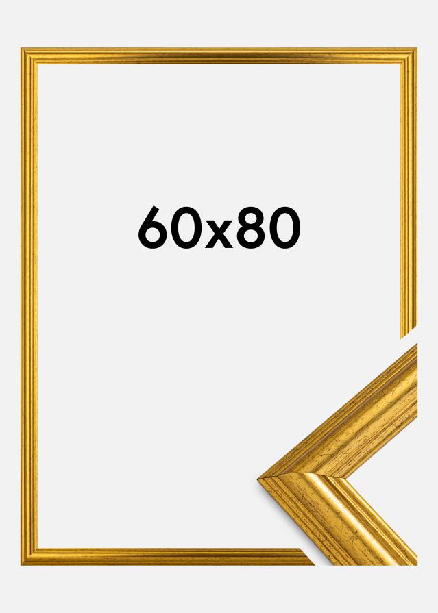 Moldura Västkusten Dourado 60x80 cm