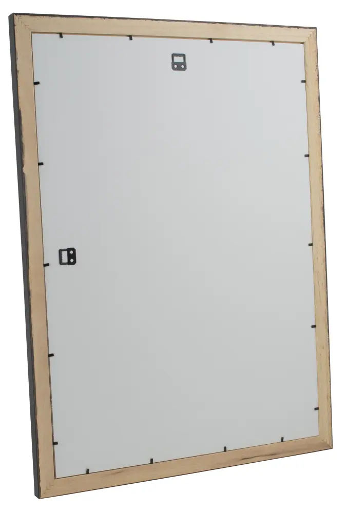 Moldura Öjaren Preto 35x50 cm - Passe-partout Branco 9x12 inches
