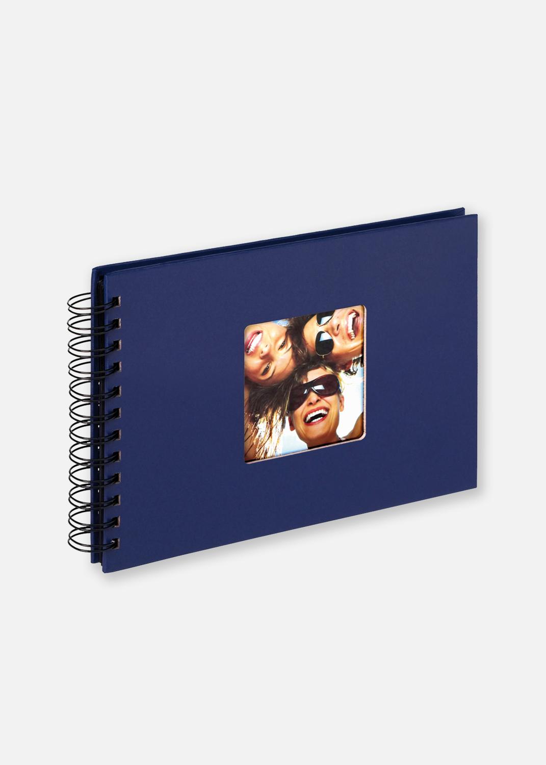 Product Image for Fun Álbum de espiral Azul - 23x17 cm (40 Páginas pretas / 20 folhas)