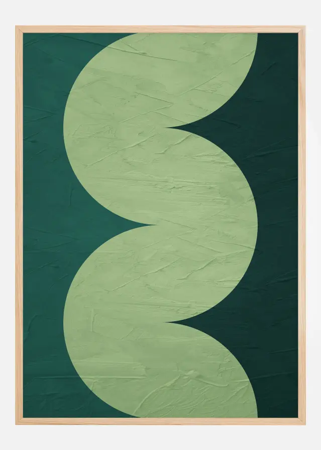Green Circles Póster