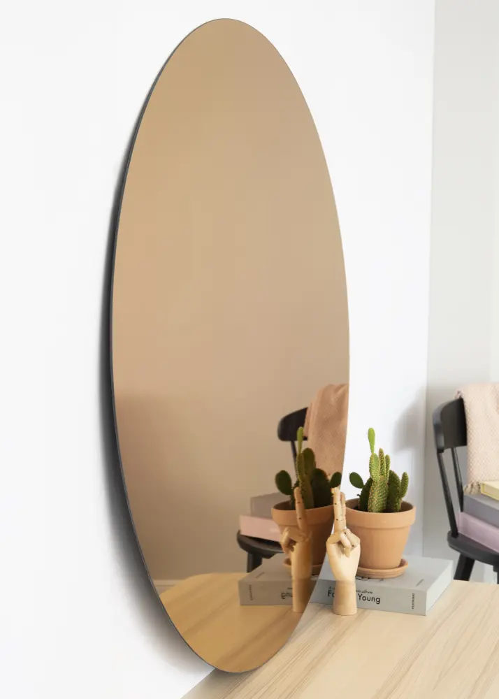 KAILA Redondo Espelho Rose Gold 110 cm Ø