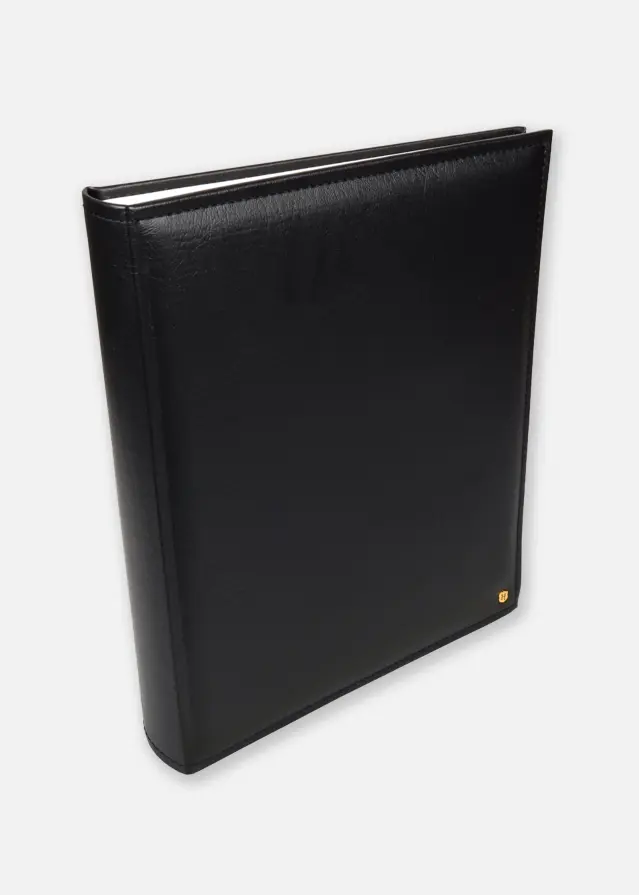Henzo Lonzo Álbum - Preto - 30x36 cm (80 Páginas brancas / 40 folhas)