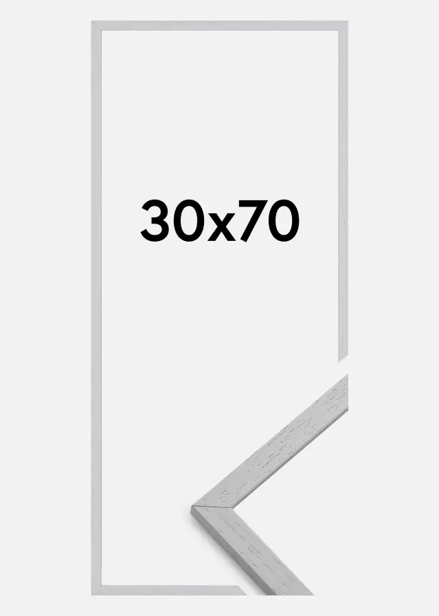 Moldura Edsbyn Vidro acrílico Grey 30x70 cm