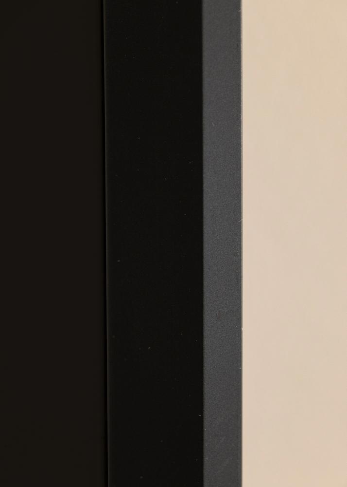 Moldura Globe Preto 24x30 cm - Passe-partout Preto 7x9 inches