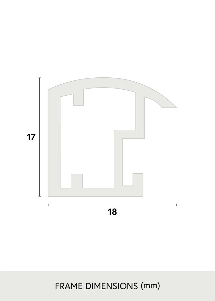 Moldura Trendstyle Dourado 30x40 cm