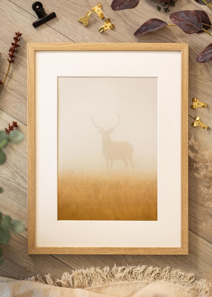 Moldura Ares Vidro acrílico Natural Oak 20x25 cm