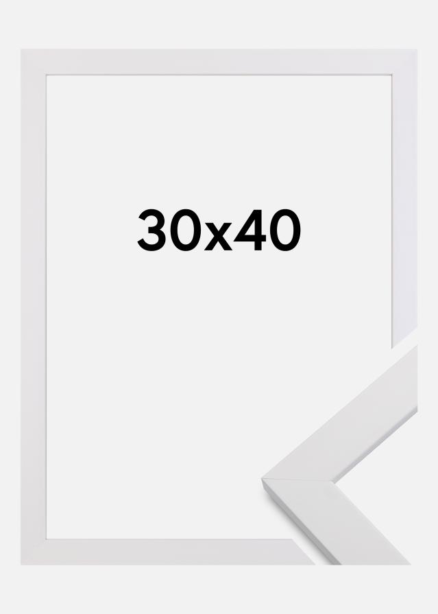 Moldura White Wood 30x40 cm