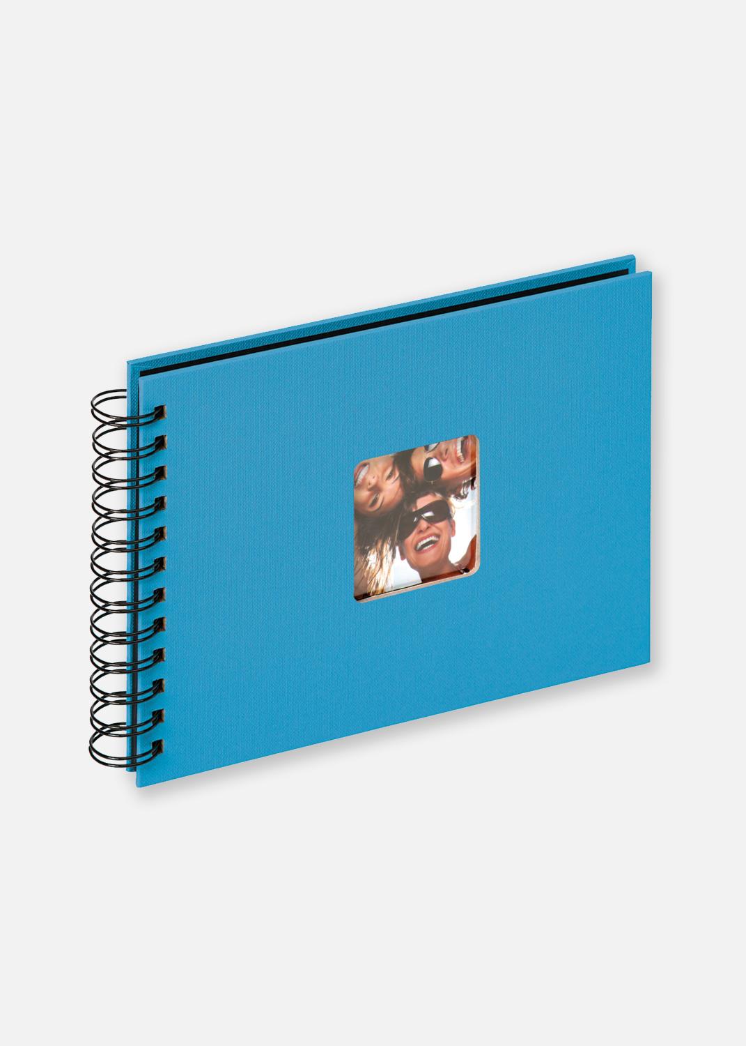 Product Image for Fun Álbum de espiral Azul-celeste - 23x17 cm (40 Páginas pretas / 20 folhas)