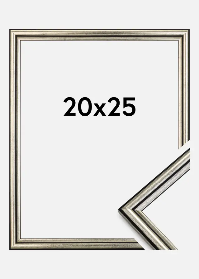 Moldura Horndal Prateado 20x25 cm