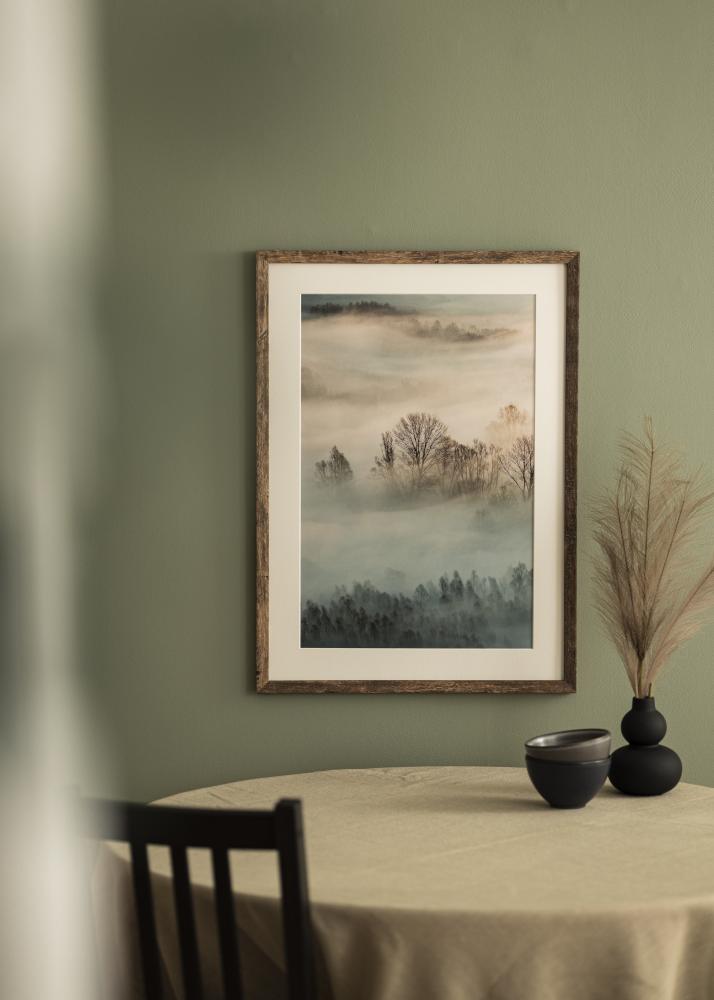 Moldura Fiorito Vidro acrílico Washed Oak 60x80 cm