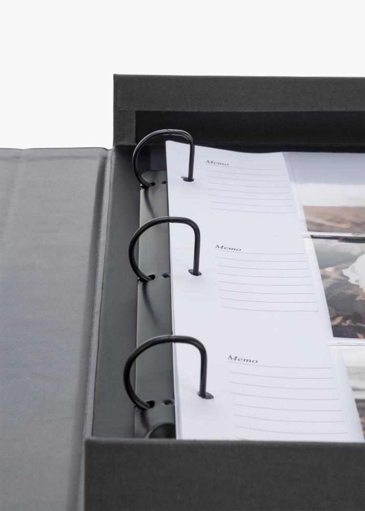 KAILA MEMORIES Black XL - Coffee Table Photo Álbum - 60 Fotografias 10x15 cm