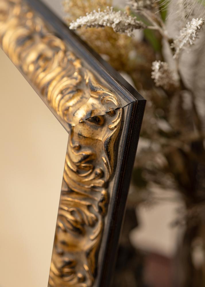 Espelho Odin Dourado/Preto - Por medida