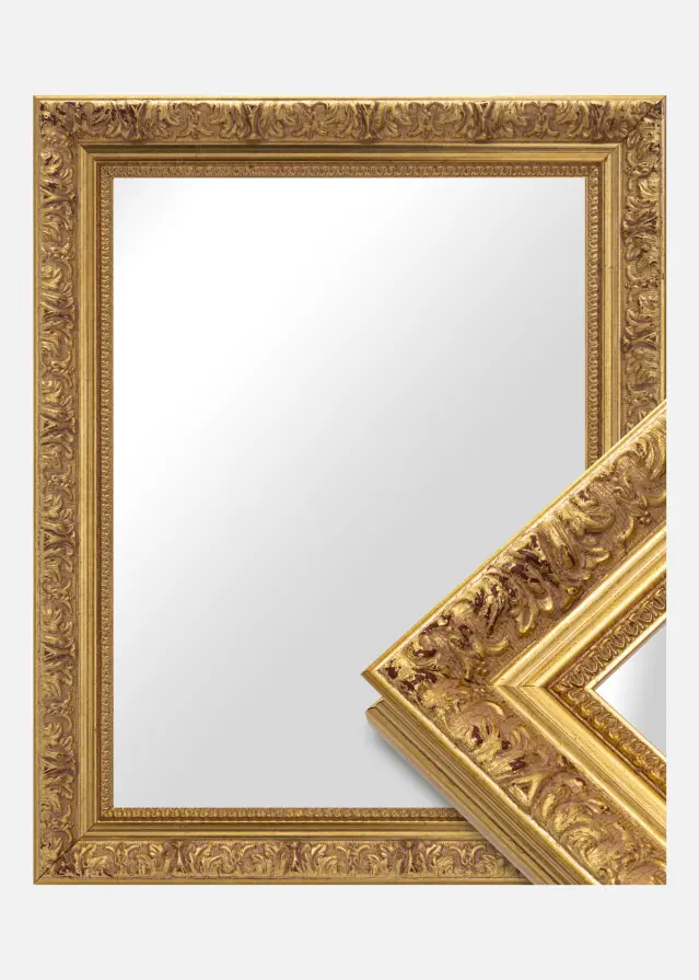 Espelho Vesta Dourado - Por medida