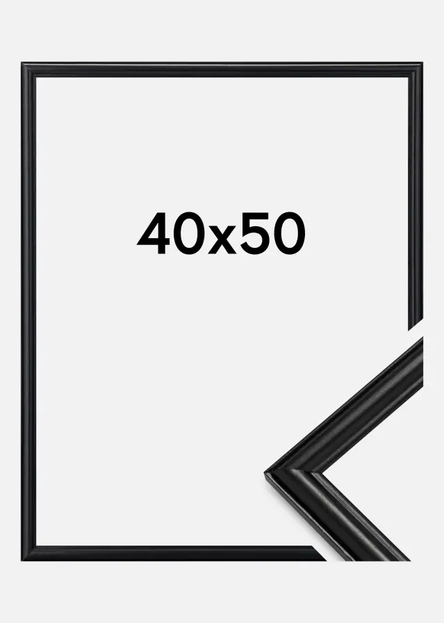 Moldura Line Preto 40x50 cm