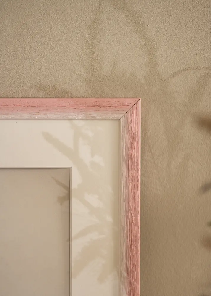 Moldura Cornwall Cor-de-rosa - Tamanho personalizável
