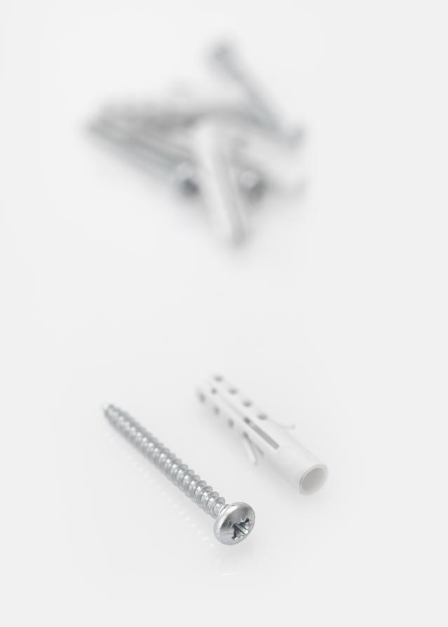 Parafusos e buchas para paredes de betão - 5 un. (40x8 mm)