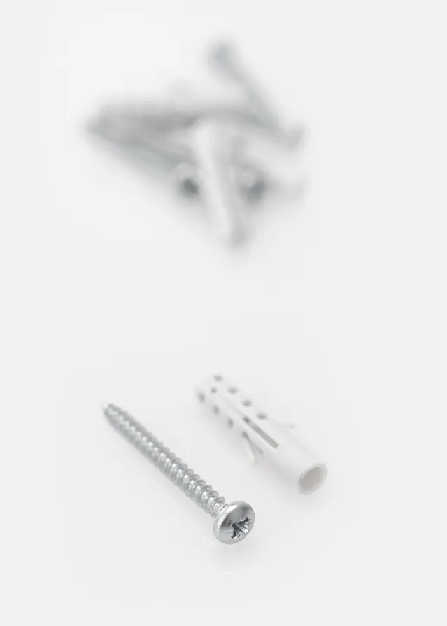 Parafusos e buchas para paredes de betão - 5 un. (40x8 mm)