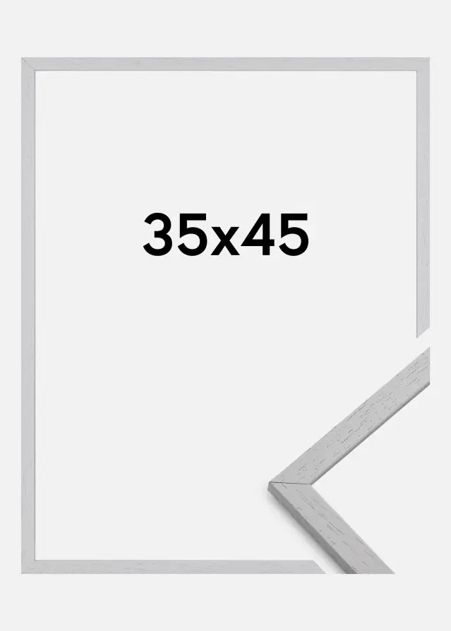 Moldura Edsbyn Vidro acrílico Grey 35x45 cm