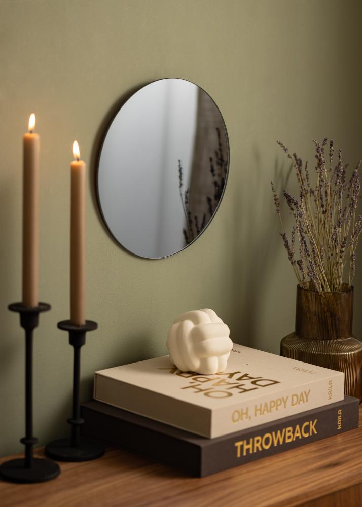 KAILA Redondo Espelho Smoked Grey 30 cm Ø