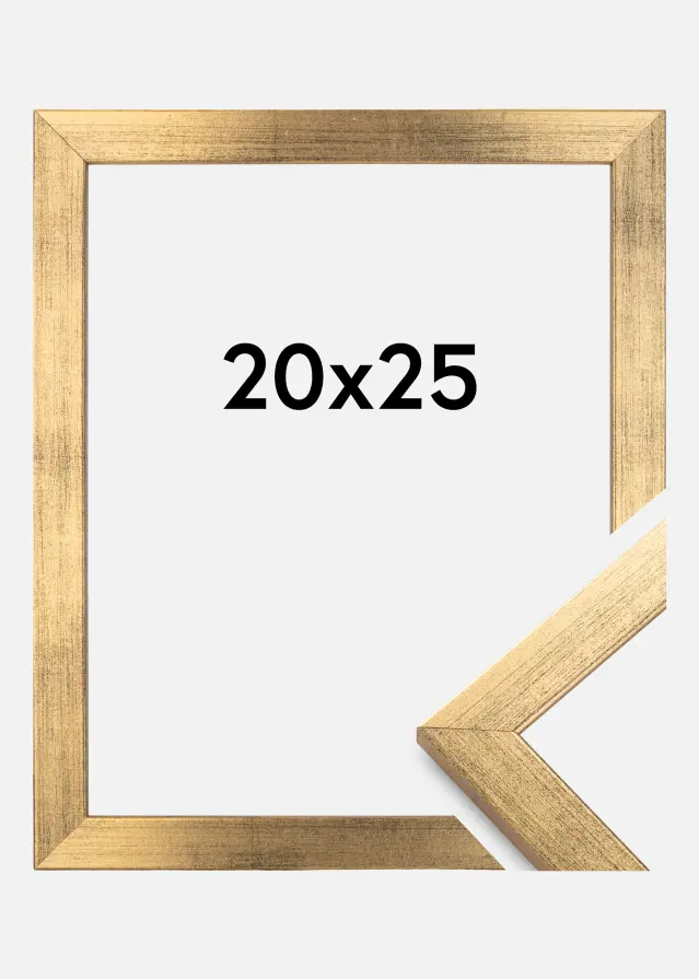 Moldura Stilren Vidro acrílico Dourado 20x25 cm