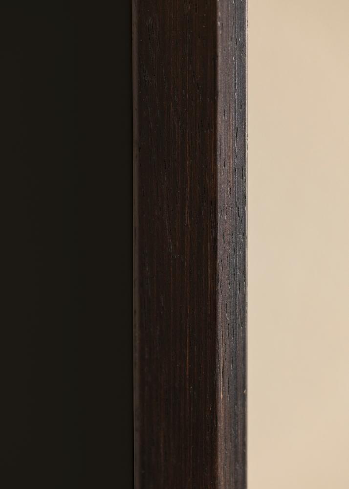 Moldura Globe Espresso 24x30 cm - Passe-partout Preto 7x9 inches